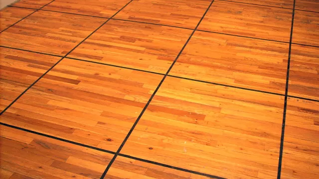 Floor Plan: Installation view of floow with grid.
