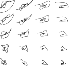 Screenshot: Harmonomic - another grid of curves