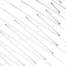 brokenWave black on white - dots arranged in sine waves