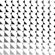 untitled (after riley): more triangles