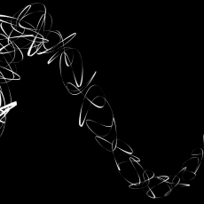 writingCurve 20220129_100501, white calligraphy on black background