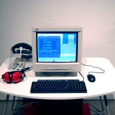 Inscription of the Girly Man Installation (the console)