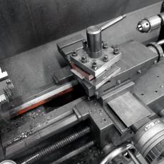 Flame Hardened Bed: lathe