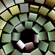 Abu Ghraib screen capture: spiral of images
